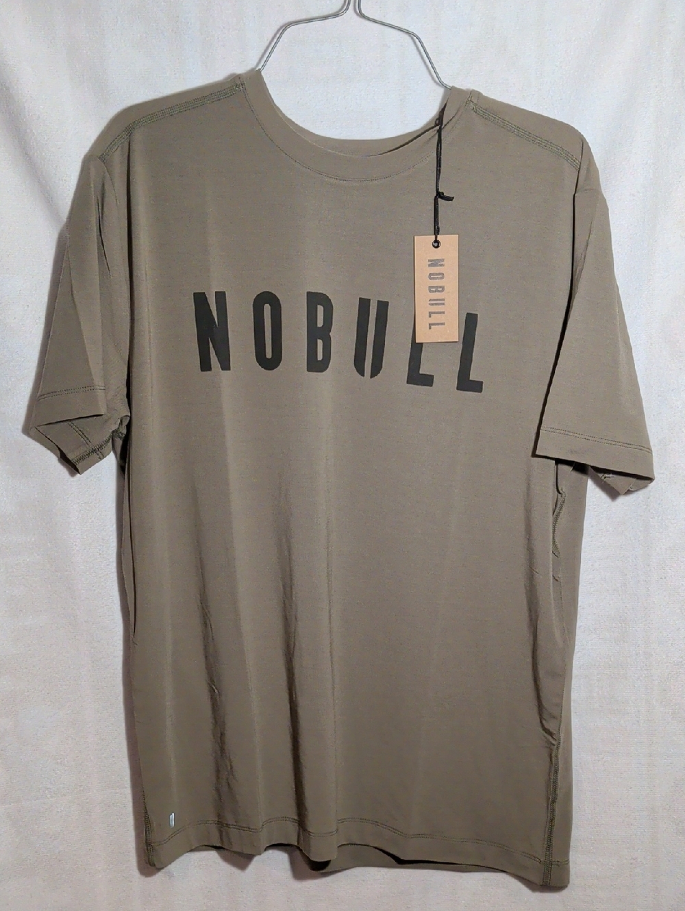 NOBULL Olive Drab Short Sleeve Logo T-Shirt